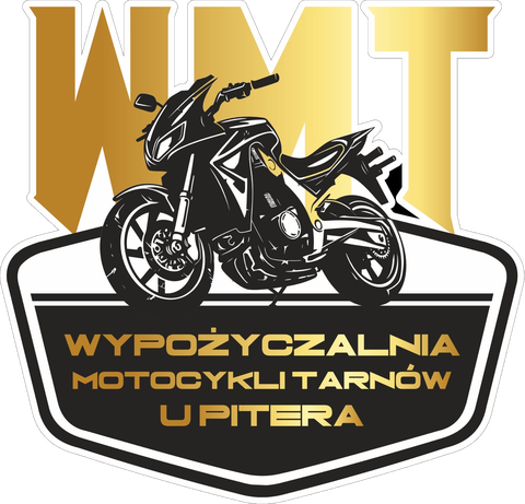 Logo WMT – Wypożyczalnia Motocykli Tarnów u Pitera